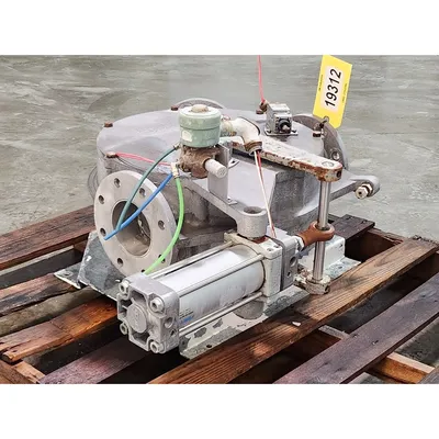 Used Reimelt GmbH 4" Single-channel Stainless Steel Tunnel Diverter Valve