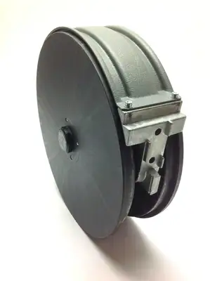 Used Flexlink 90 Deg. Wheel Bend 4” Belt Width, 14” Diameter Conveyor Parts Michigan US | Maverick Industrial Sales #1397739
