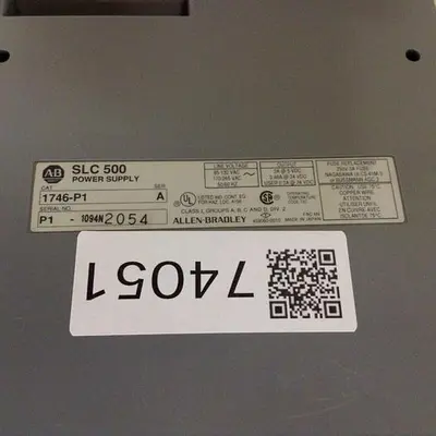 USED ALLEN BRADLEY 1746-P1 SER A / 1746-A7 SER A