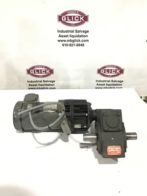 Baldor VM3546 Gearmotor 75:1 Ratio 3Phase 1HP