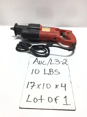 Chicago Electric Power Tools 65298 Industrial Duty Reciprocating Saw 1″ Stroke 7.5A