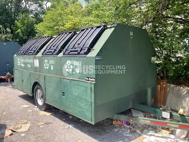 Used UNKNOWN MANUFACTURER: USED SIX (6) PORTABLE RECYCLING BINS ON TRAILERS Misc Recycling Missouri US | US Recycling Equipment #475438