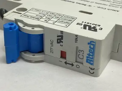 New | in-Stock Altech Corp Miniature Circuit Breaker 1-Pole 3A 480Y/277VAC Circuit Breakers Michigan US | Maverick Industrial Sales #1389194