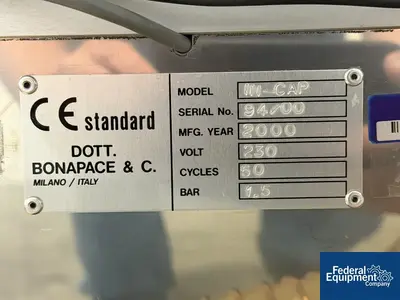 Used Dott. Bonapace & C. _UNKNOWN_ Capsule Fillers Ohio US | Federal Equipment Company #1339969