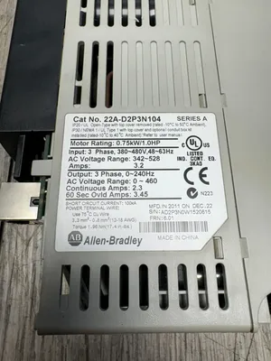 ALLEN BRADLEY 22A-D2P3N104 Electrical/PLC/Automation | ESS Industrial Equipment Sales (8)