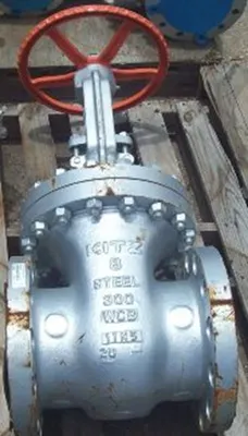 QTY. 1. KITZ 8" 300 FLANGED RAISED FACE GATE VALVE...
