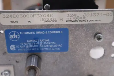 NEW AUTOMATIC TIMING & CONTROLS 324C03000F3X04K SWITCH CAM ASSY STK H1046