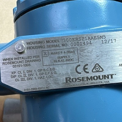 USED Rosemount 3051SAL1PG2AA1A1020DEF71CA60E5M5