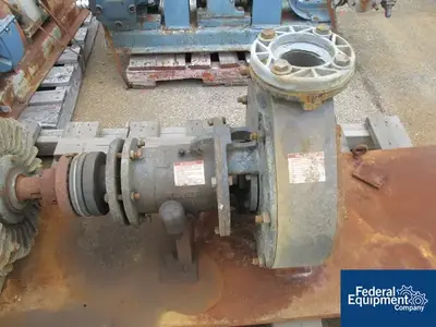 USED Wanner Engineering 4" x 3" Stan-Cor Centrifugal Pump, Type A40, Kynar