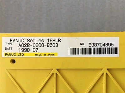 USED FANUC A02B-0200-B503, FANUC SERIES 16-LB (3)-CNC SYSTEM