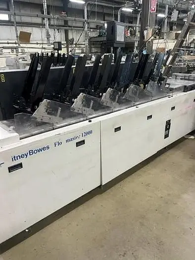 Used PITNEY BOWES 6 STATION 12000 FLOWMASTER Mail Inserters Illinois US | Capital Equipment Solutions #468434