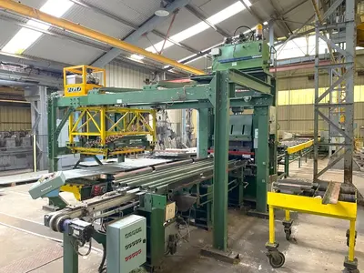 USED PINCHART DENY PUNCHING PRESS + LISSE CBC 1250 X 8 MM