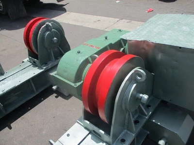 Romar heavy duty welding turning rolls with idler