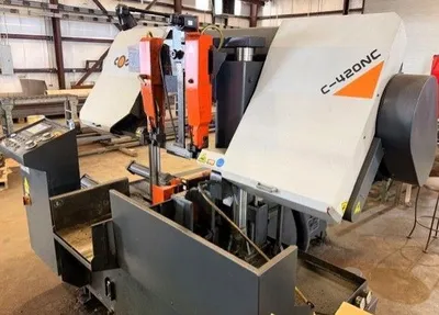2017 COSEN C-420NC Horizontal Dual Column Band Saws | Midstate Machinery (2)