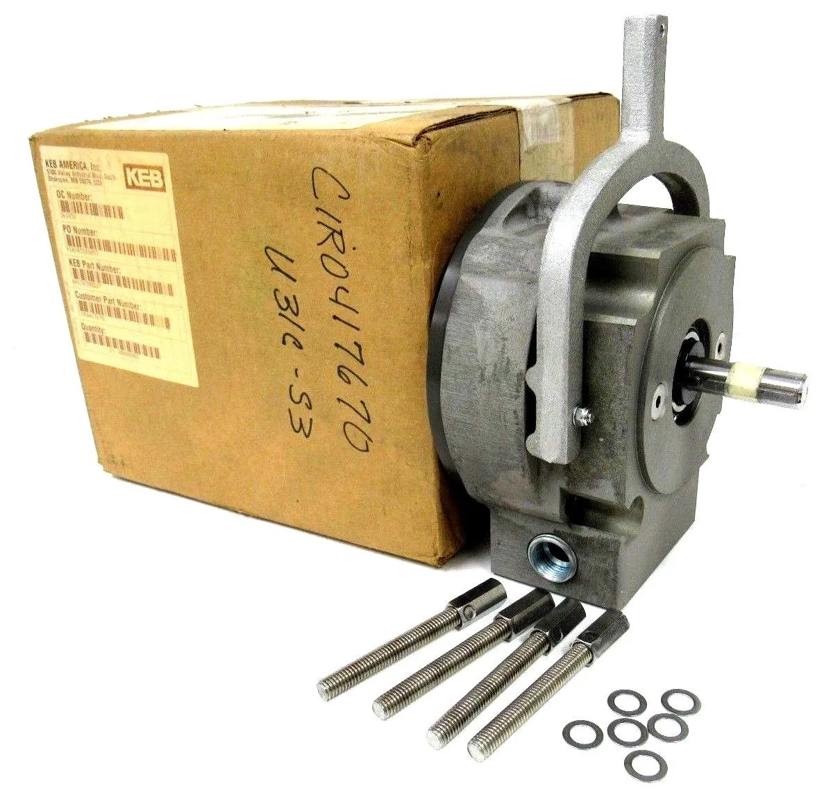 NEW KEB 0417670-BD27 CLUTCH BRAKE 302302938/1447890 0417670BD27 24VDC 30W