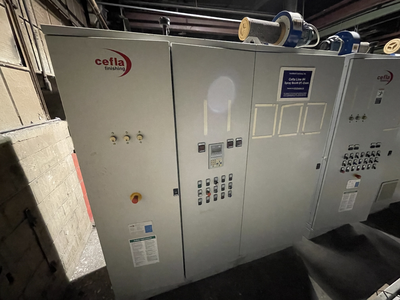 Cefla Package of Flat-Line Finishing Machinery, w/ EliSpray Rotary Spray Machines, Curing Ovens, Panel Cleaners, Material Handling, etc.