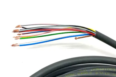 USED LUMBERG SENSOR ACTUATOR CORDSET 12-PIN MALE 12' LENGTH