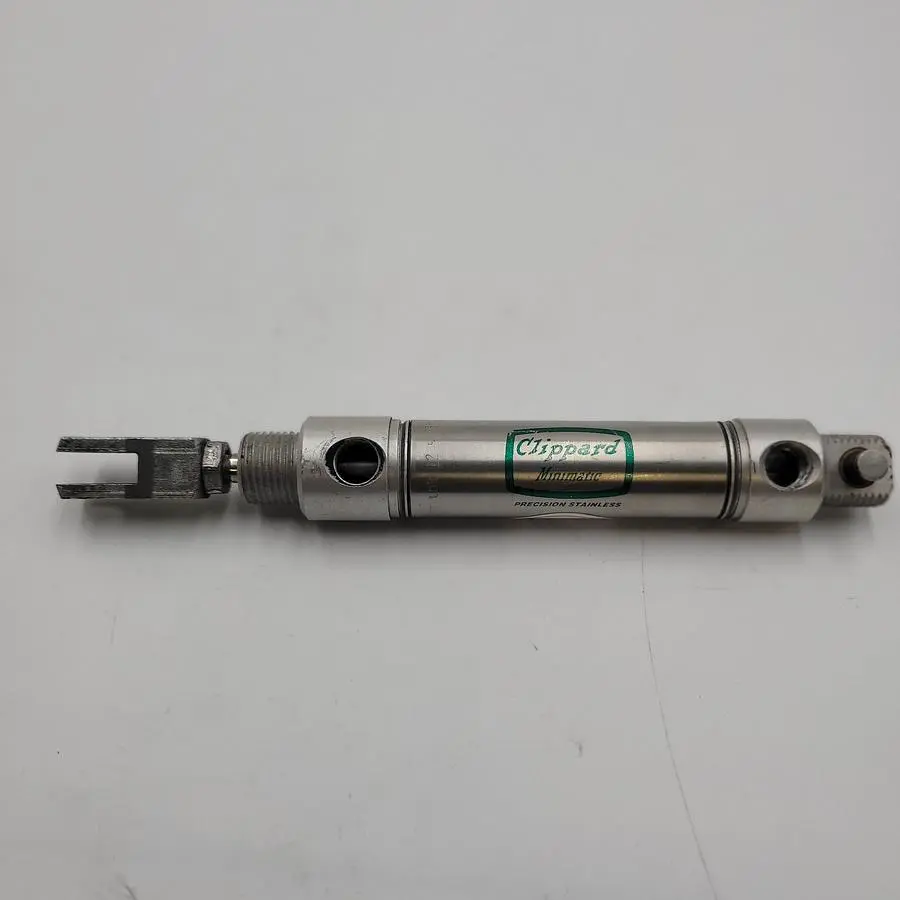 USED CLIPPARD CLIPPARD PNEUMATIC CYLINDER UDR-12-1 - 3/4" BORE S/S CYLINDER ROTATING ROD