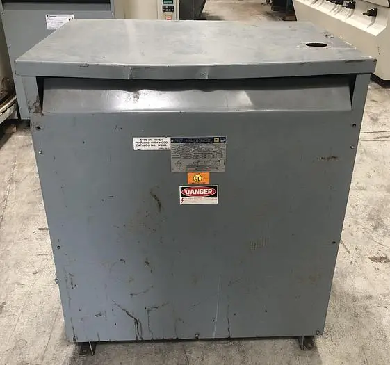 Used SQUARE D 15O KVA 3-PHASE TRANSFORMER Transformers | Pruitt Machinery #715986
