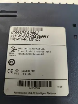 USED GE FANUC IC695PSA040J/IC695ACC400-AA