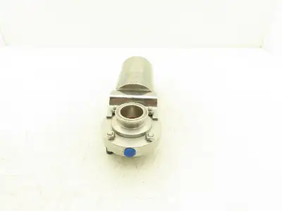 AJC10B-7-4-15-20 2-Way Sanitary Butterfly Valve 1.5" Pneumatic Air Actuated 304L