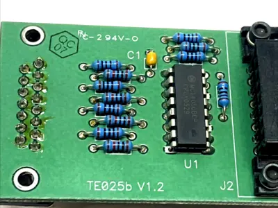 TE025b | JTAG 4Pin Interface PCB Board  V1.2 - Used