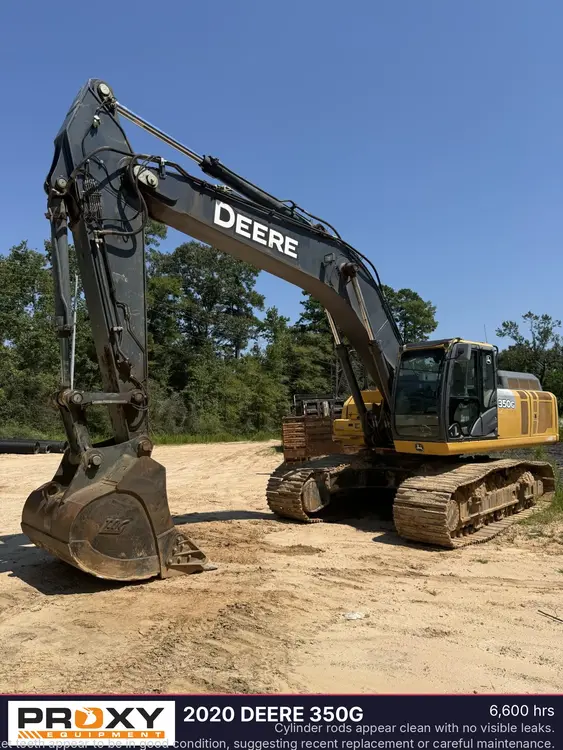Used 2020 DEERE 350G Excavators Texas US | Proxy Equipment #1378000