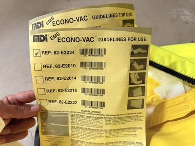 Used MDI ECONO-VAC SPLINTS / BRACES Medical Supplies Michigan US | Miedema Asset Management Group #1390091