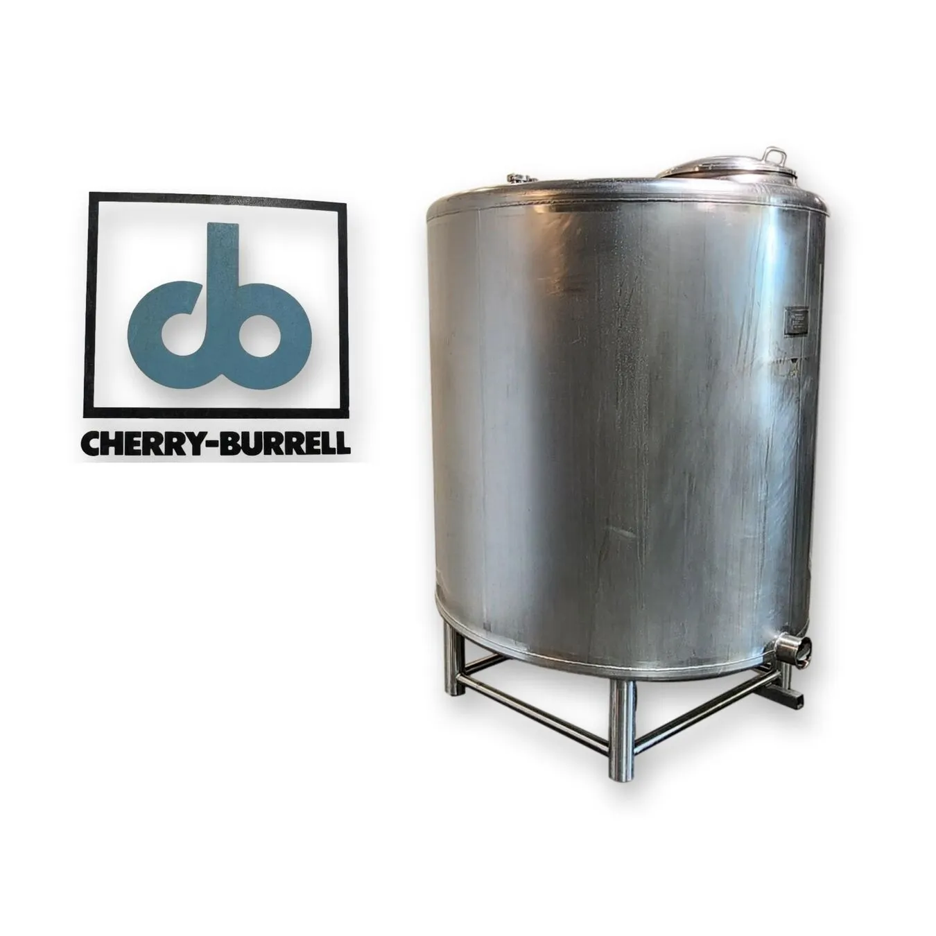 Used 700 Gallon Cherry-Burrell Stainless Steel Liquid Tank