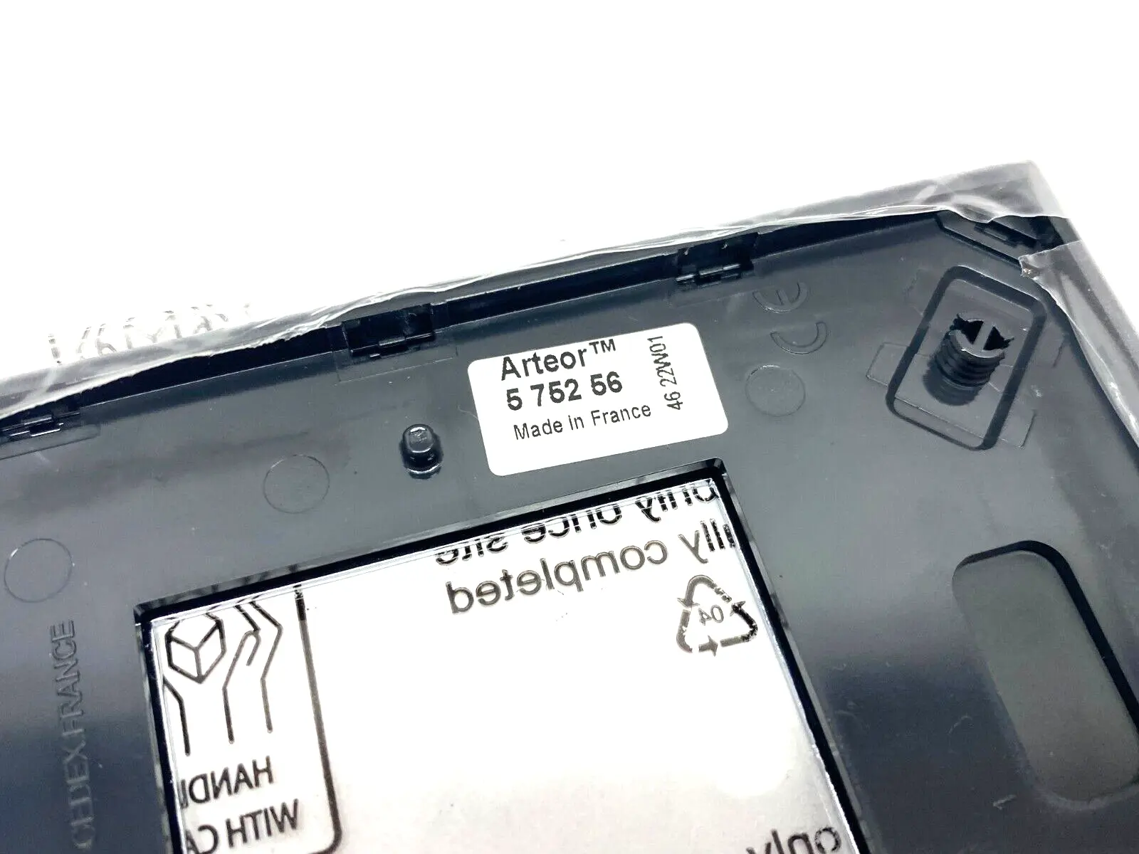NEW LEGRAND ARTEOR STAINLESS STEEL PLATE MODULE