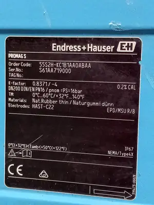 New | in-Stock ENDRESS+HAUSER 55S2H-KC1B1AA0ABAA Parts (Hydraulics and Pneumatics) British Columbia CA | Lenmark #1440524
