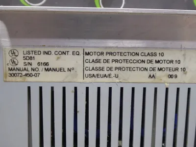 Square D VSD07 Adjustable Speed Drive Controller Used