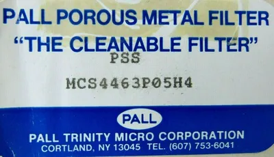 NEW PALL MCS4463P05H4 METAL FILTER