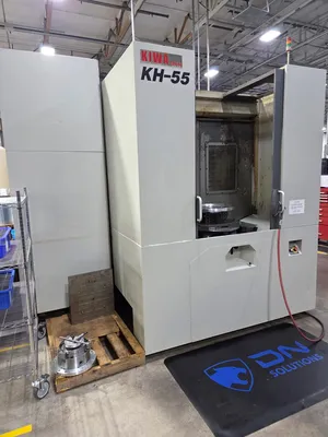 2010 KIWA KH-55 MACHINING CENTERS, HORIZ, N/C & CNC (Incl.Pallet Chan) | Wheeler Machinery Sales (1)