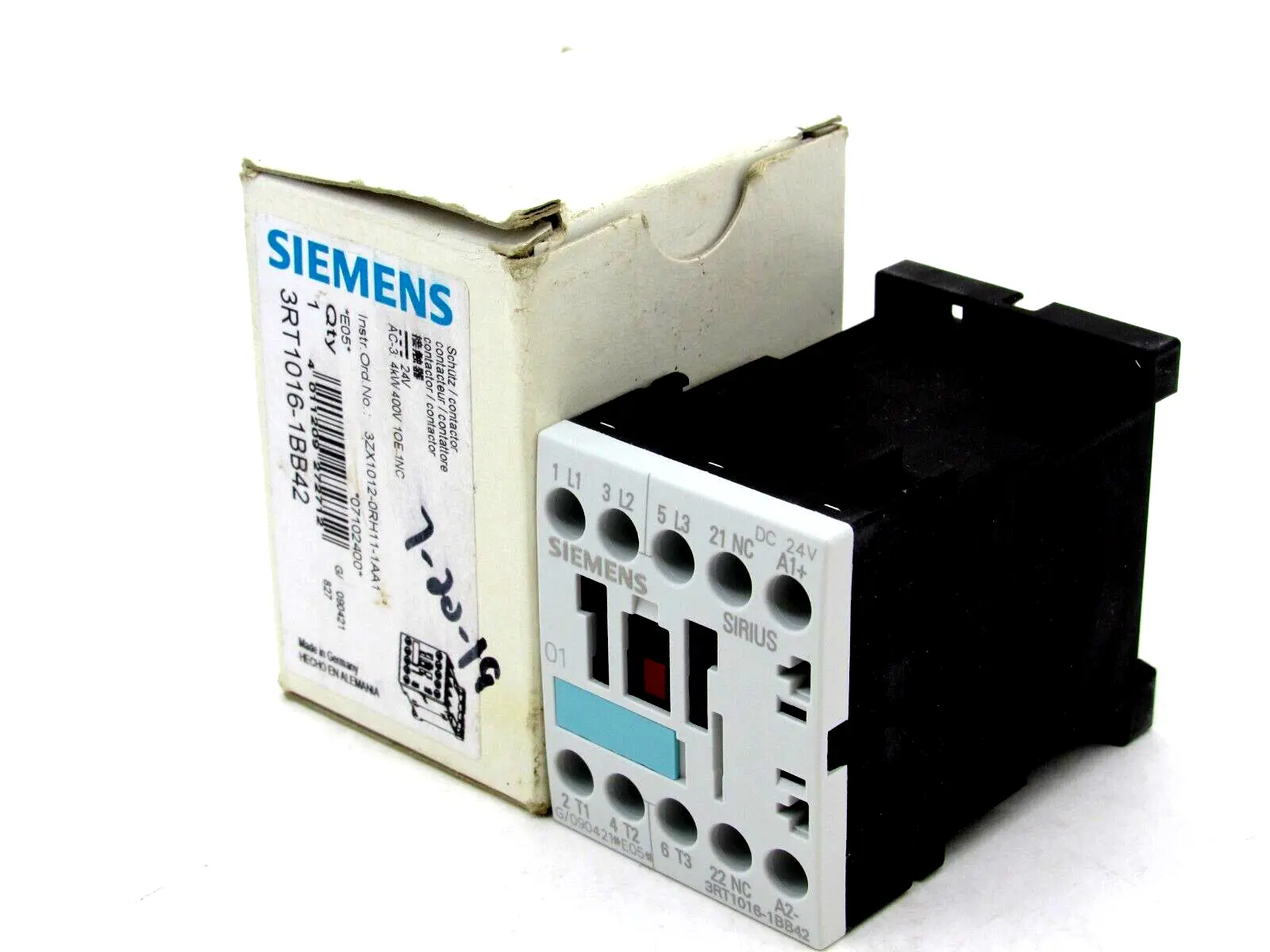 NEW SIEMENS 3RT1016-1BB42 CONTACTOR 3RT10161BB42
