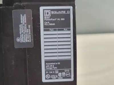 USED SQUARE D HLL36040