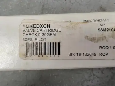 USED SUN HYDRAULICS CKED-XCN