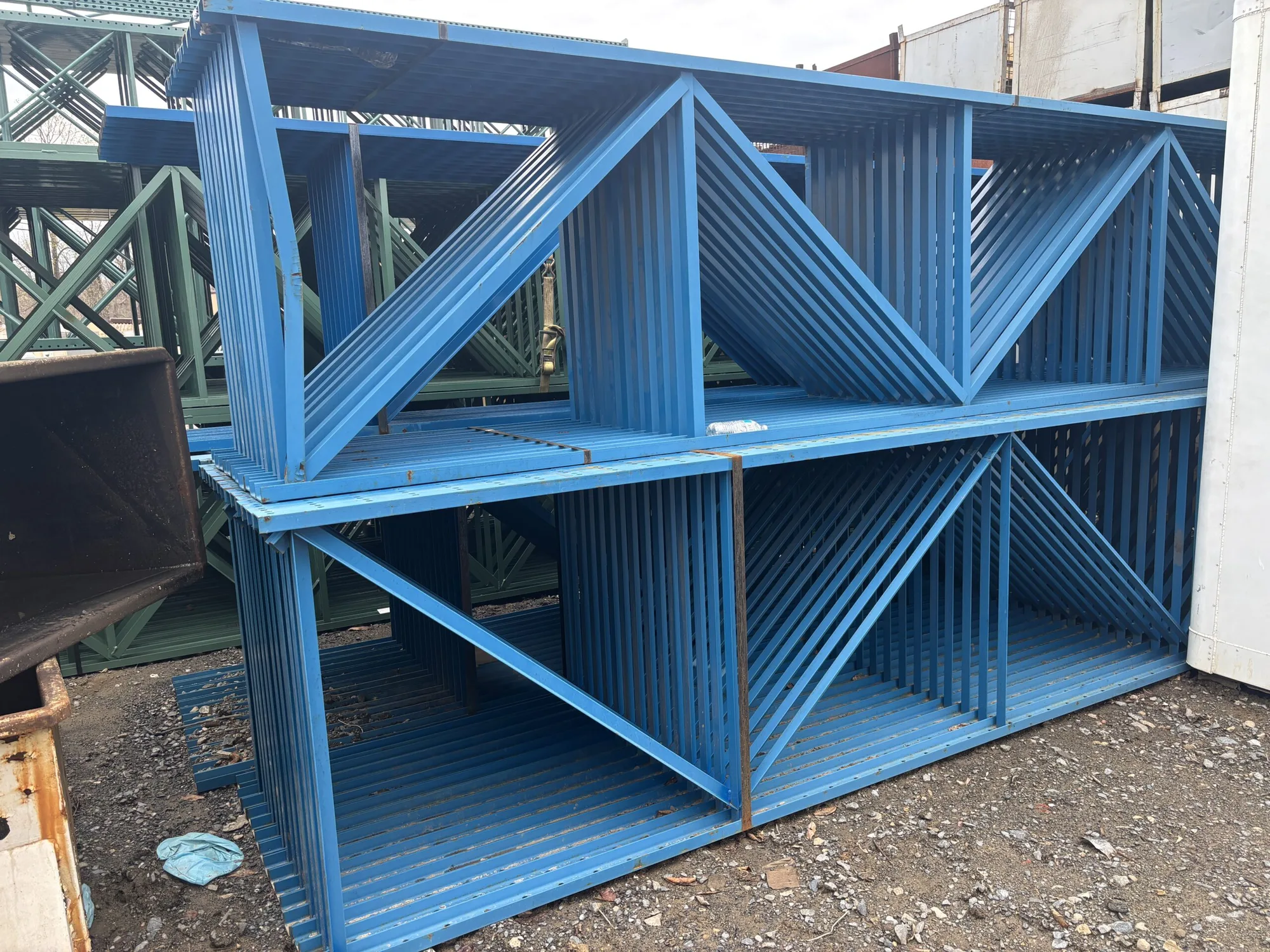 42″ x 18′ Structural Steel Pallet Rack Upright Frame – Heavy-Duty Warehouse Racking End