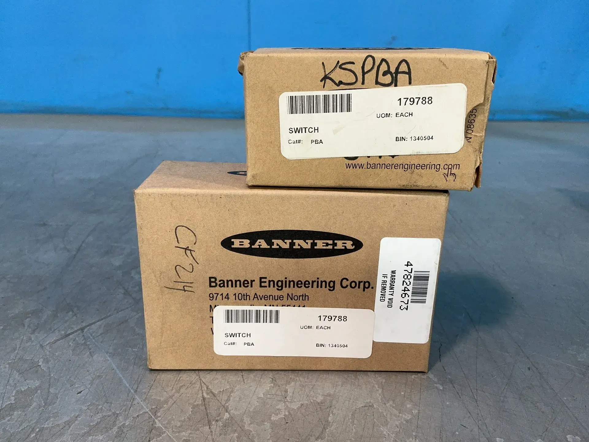 Used BANNER ENGINEERING PBA Relays & Switches Ohio US | HGR 24 #1507805
