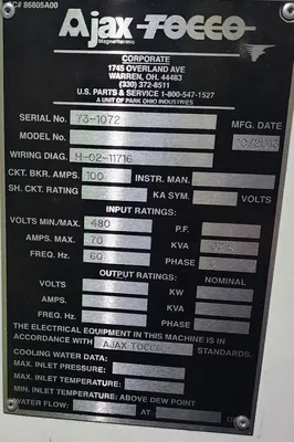 100 KW / 80,000 Hz Submersible Induction Scanners (2)