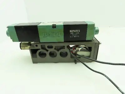 Numatics 082SS415M046P61 Double Acting Solenoid Valve Base 225-369B 24VDC