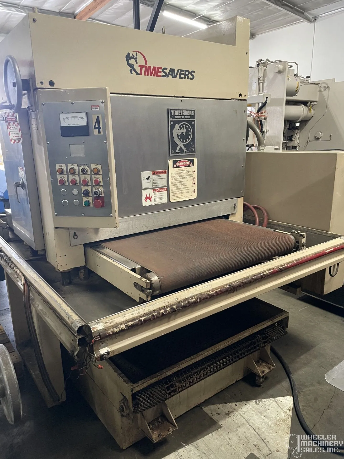 Timesaver 137-1HDMW "Wet Type" Belt Grinder 37" #8213 #2