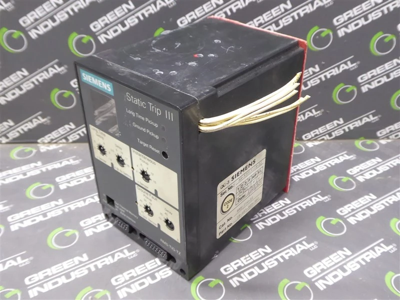 Siemens RMS-TIG-TZ Static Trip III Solid State Programmer 5000A max cut wires Used