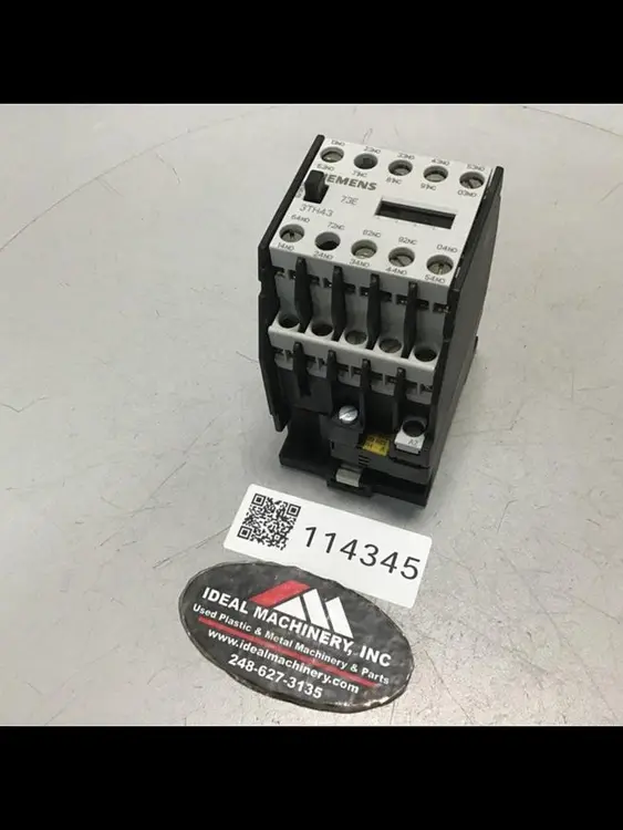 Used SIEMENS 3TH4373-0A PLC Contactors Michigan US | Ideal Machinery #897914