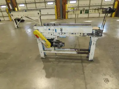 New London Engineering 7.5"x 5' 6" Plastic Tabletop Belt Conveyor 30 FPM 460V