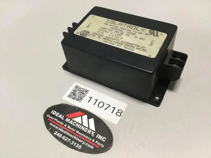Used ISLATROL I-105 Filters | Ideal Machinery #621823