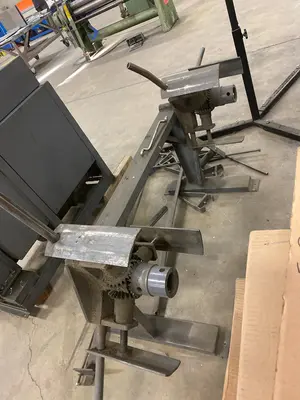 Used Harper Double Reel Decoiler and Vane Machine