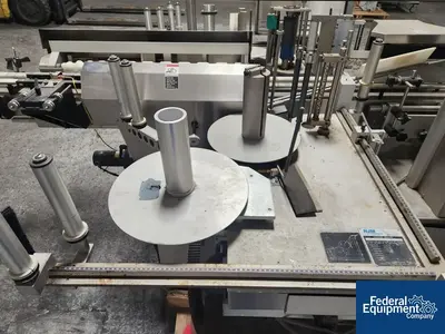 USED NJM/CLI NJM-CLI Wrap Around Labeler, Model 326VLRDBP