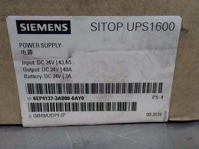 Used SIEMENS 6EP41373AB000AY0 Uninterruptible Power Supplies Ohio US | HGR 24 #907460