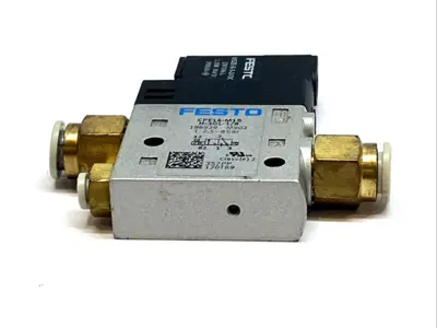 USED FESTO 2‑WAY SOLENOID VALVE 196929